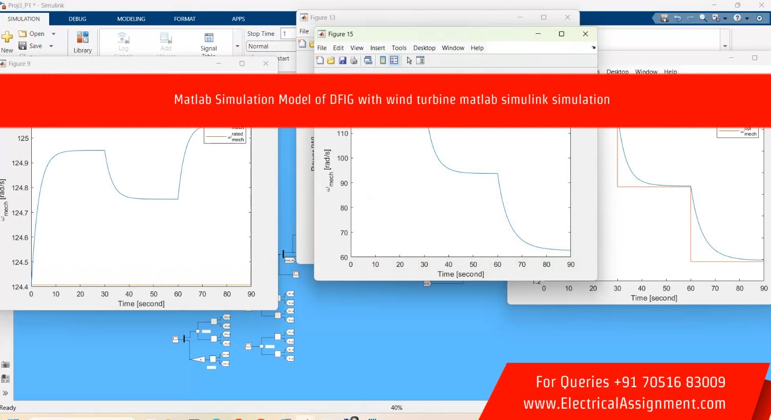 WIND TURBINE CONTROL MATHEMATICAL MODEL IN MATLAB SIMULINK SIMULATION screenshot 7